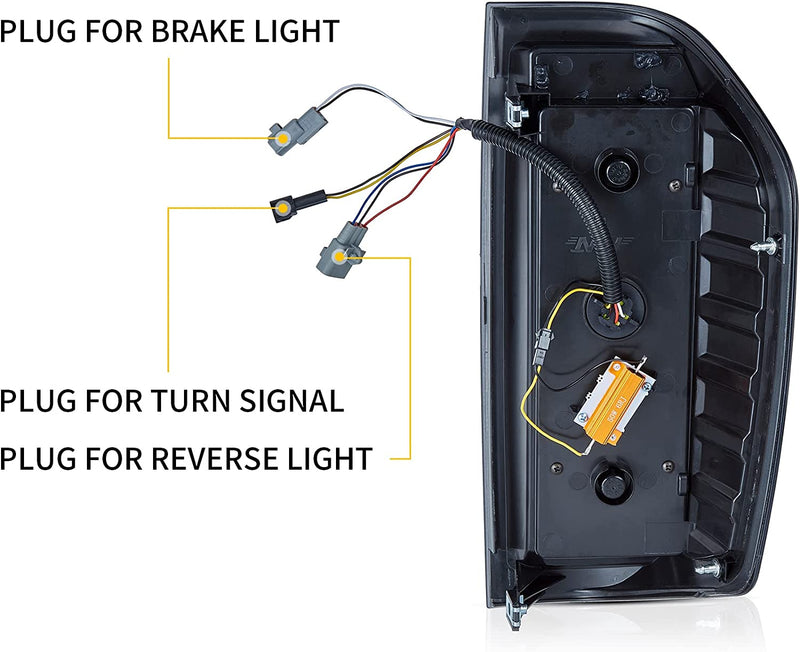 VLAND LED Tail Lights For Toyota Tundra 2014-2020 With Start-up Animation DRL VLAND Factory