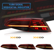 VLAND LED Tail Lights For Volkswagen Golf 7 MK7 MK7.5 2013-2019 VLAND Factory
