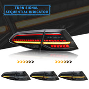 VLAND LED Tail Lights For Volkswagen Golf 7 MK7 MK7.5 2013-2019 VLAND Factory