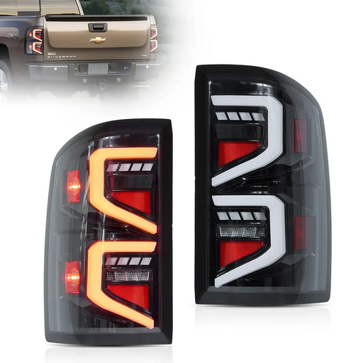 VLAND LED Tail Lights I for Chevrolet Silverado 2007-2013 1500/2500/3500 2nd Gen (Second generation) VLAND Factory