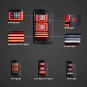 VLAND LED Tail Lights II for Chevrolet Silverado 2007-2013 1500/2500/3500 2nd Gen (Second generation) VLAND Factory