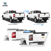 VLAND LED Tail Lights III for Chevrolet Silverado 2007-2013 1500/2500/3500 2nd Gen (Second generation) VLAND Factory