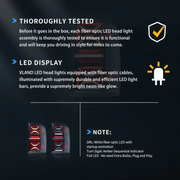 VLAND LED Tail Lights III for Chevrolet Silverado 2007-2013 1500/2500/3500 2nd Gen (Second generation) VLAND Factory