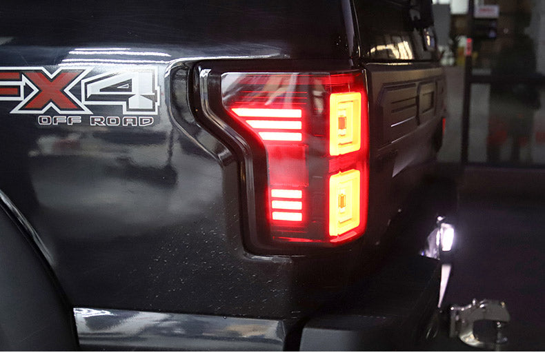 VLAND LED Tail Lights for Ford F150 13th Gen (P552) 2015-2020 With Sequential Indicators VLAND Factory
