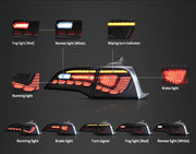 VLAND LED Tail Lights for Tesla Model 3 2007-2022 with Start Up Animation Sequential Amber Indicator (International Model) VLAND Factory