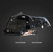 VLAND LED Tail Lights for Tesla Model 3 2007-2022 with Start Up Animation Sequential Amber Indicator (International Model) VLAND Factory