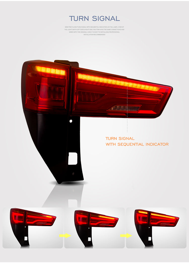 VLAND LED Tail Lights for Toyota Innova 2015-2016 VLAND Factory