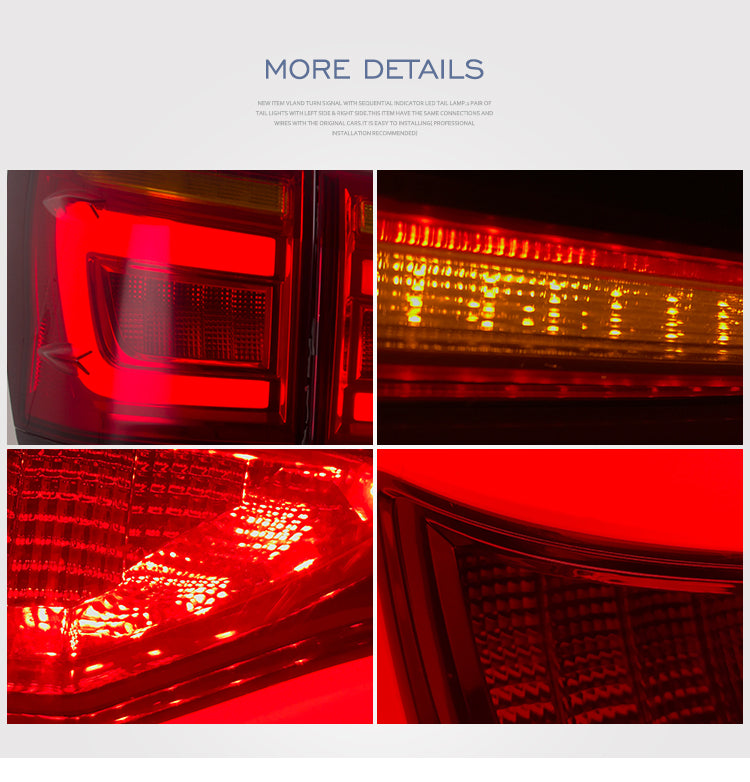 VLAND LED Tail Lights for Toyota Innova 2015-2016 VLAND Factory