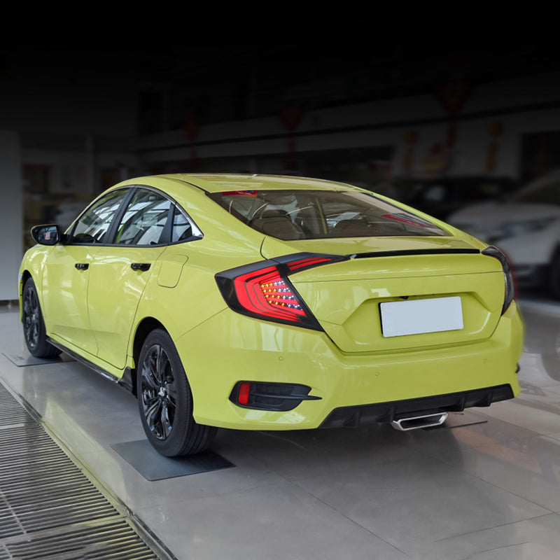 VLAND LED Taillights For Honda Civic 10th Gen 2016-2019 With/Without Trunk Lights VLAND Factory