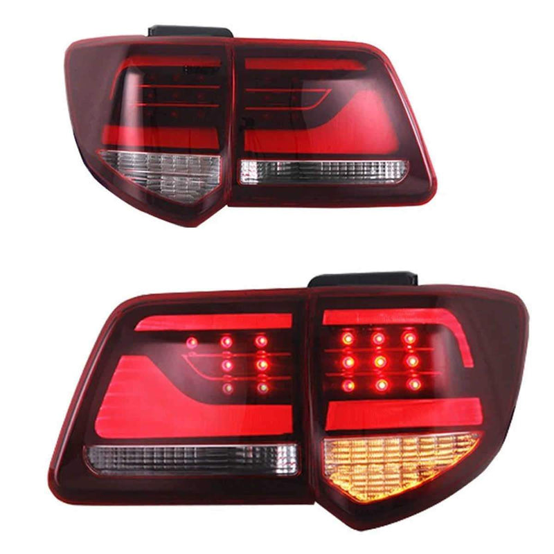 VLAND LED Taillights For Toyota Fortuner 2012-2015 with Sequential Indicator VLAND Factory
