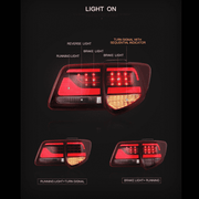 VLAND LED Taillights For Toyota Fortuner 2012-2015 with Sequential Indicator VLAND Factory