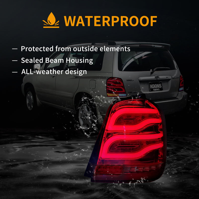 VLAND LED Taillights For Toyota Highlander 2008-2011 VLAND Factory