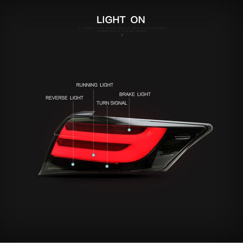 VLAND LED Taillights For Toyota Vios 2013-2020 VLAND Factory