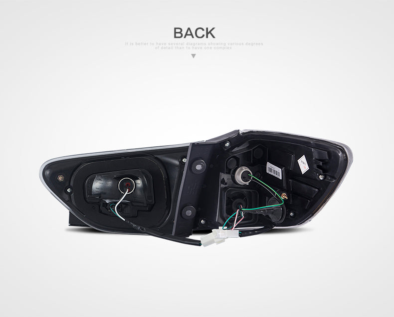 VLAND LED Taillights For Toyota Wish 2009-2015 VLAND Factory