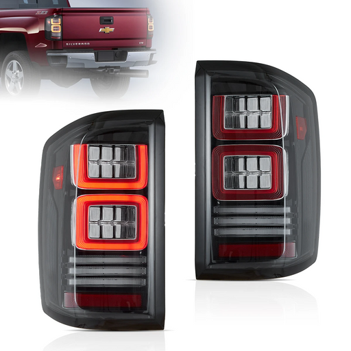 VLAND LED Taillights II for Chevrolet Silverado 1500/2500/3500 2014-2018 VLAND Factory