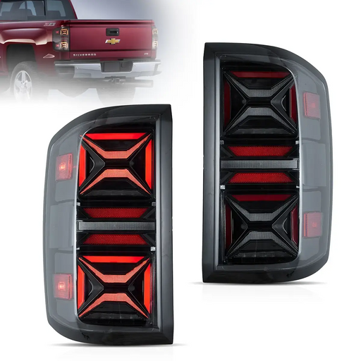 VLAND LED Taillights III for Chevrolet Silverado 1500/2500/3500 2014-2018 VLAND Factory