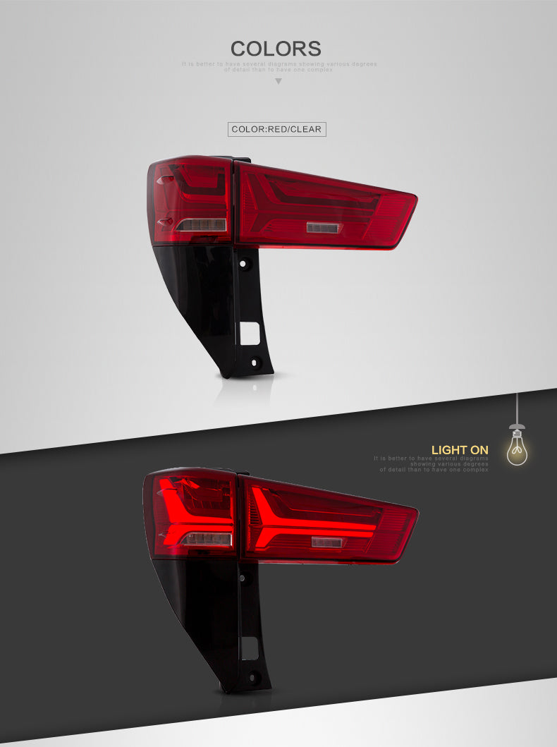 VLAND LED Taillights for Toyota Innova 2015-2016 VLAND Factory