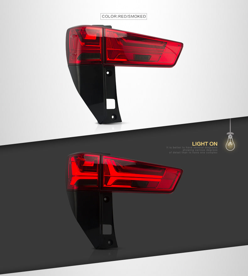 VLAND LED Taillights for Toyota Innova 2015-2016 VLAND Factory