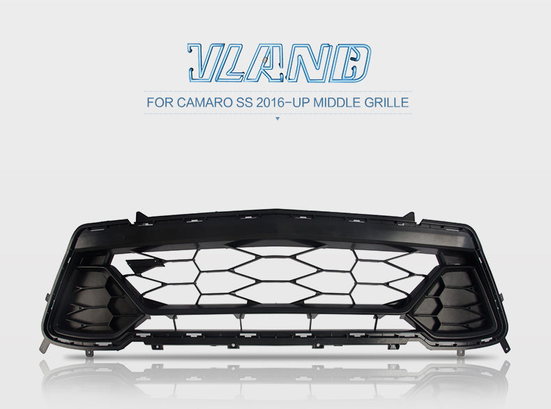 VLAND Middle Grill with Cover and Nuts For Chevrolet Camaro 2016-2023 6th Gen (Sixth generation) VLAND Factory