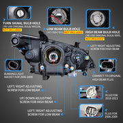 VLAND Projector LED Headlights For Lexus ES350 2010-2012 VLAND Factory