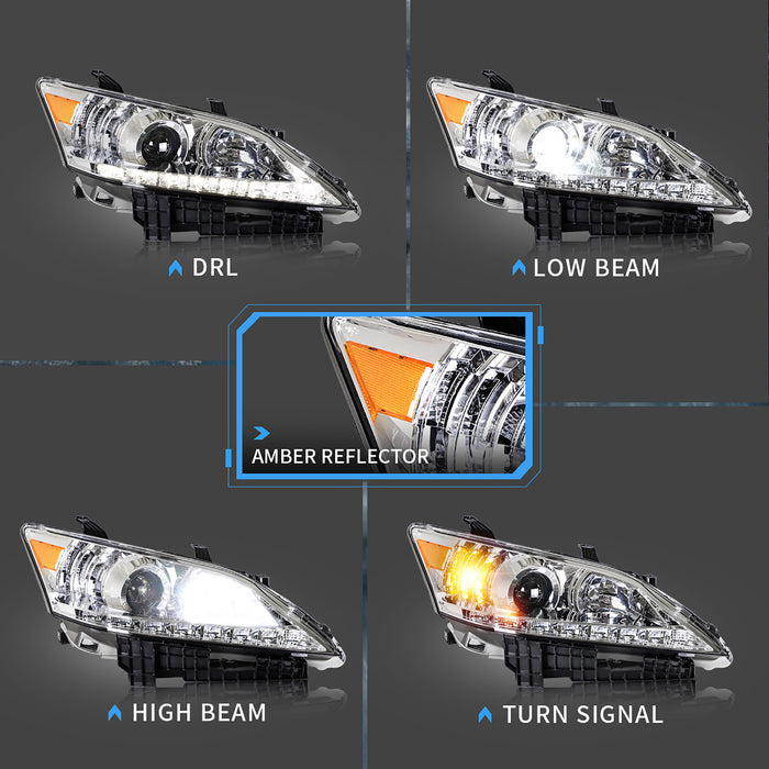 VLAND Projector LED Headlights For Lexus ES350 2010-2012 VLAND Factory