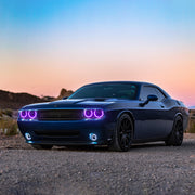 VLAND RGB Dual Beam Headlights For Dodge Challenger 2008-2014 VLAND Factory