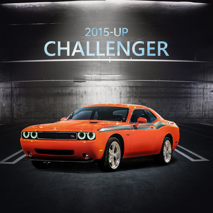 VLAND RGB Dual Beam Headlights For Dodge Challenger 2015-2020 VLAND Factory