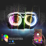 VLAND RGB Dual Beam Headlights For Dodge Challenger 2015-2020 VLAND Factory