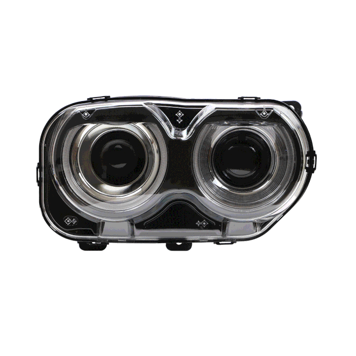 VLAND RGB Dual Beam Headlights For Dodge Challenger 2015-2020 VLAND Factory