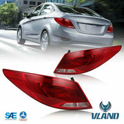 VLAND Tail Lights For Hyundai Accent / Verna / Solaries 2010-2018 VLAND Factory