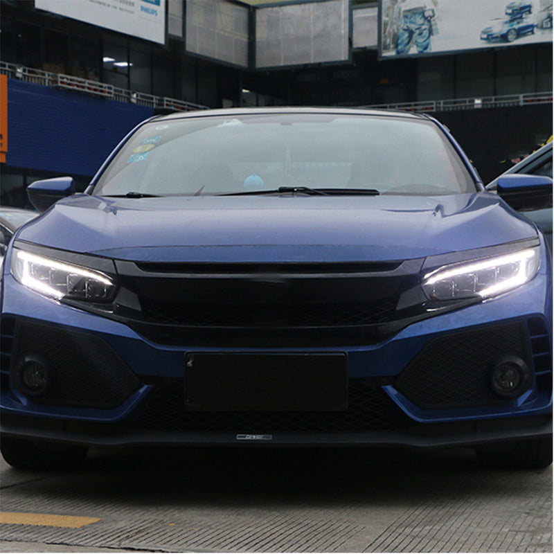 Vland Full LED Demon Eye Headlights for Honda Civic 2015-2021 (Tenth generation / 10th Gen Sedan Coupe Hatchback) VLAND Factory