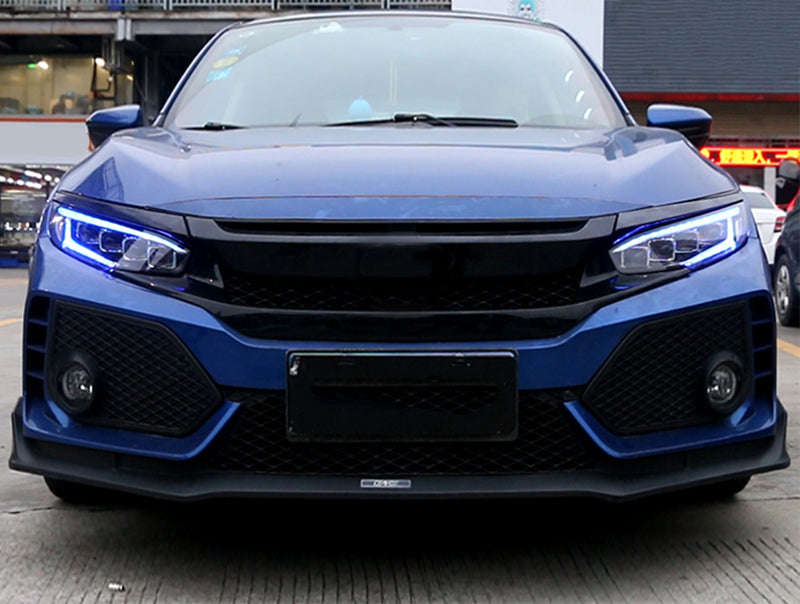 Vland Full LED Demon Eye Headlights for Honda Civic 2015-2021 (Tenth generation / 10th Gen Sedan Coupe Hatchback) VLAND Factory