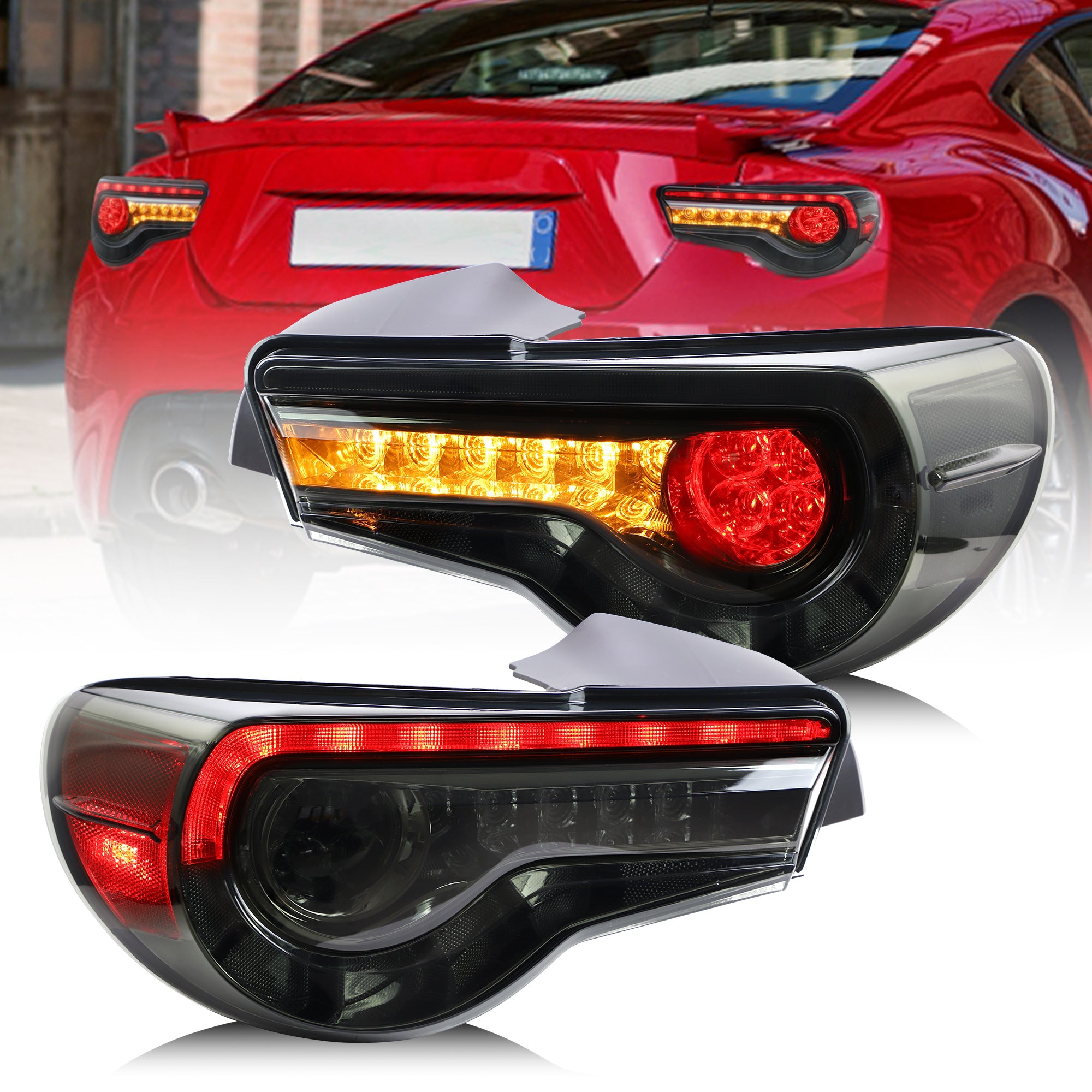 Vland Full LED Tail Lights For Toyota 86 GT86 & Subaru BRZ 2012