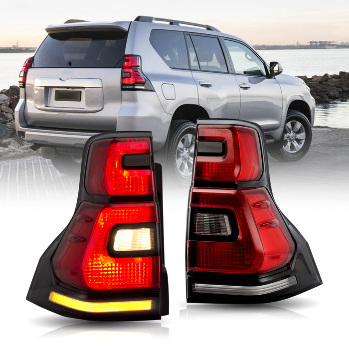 Vland Full LED Tail Lights For Toyota Land Cruiser Prado 2010-2016 Aftermarket Tail lights (Not fit GX460) VLAND Factory