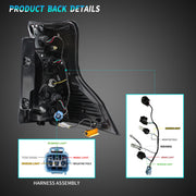 Vland Full LED Tail Lights For Toyota Land Cruiser Prado 2010-2016 Aftermarket Tail lights (Not fit GX460) VLAND Factory