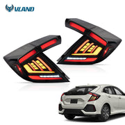 Vland Full LED Tail Lights II For Honda Civic 10th Taillights Assembly 2016-2021 VLAND Factory