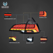 Vland III LED Tail Lights With Dynamic Welcome Lighting For Tesla Model 3 2017-2022 & Tesla Model Y 2020-2022 VLAND Factory