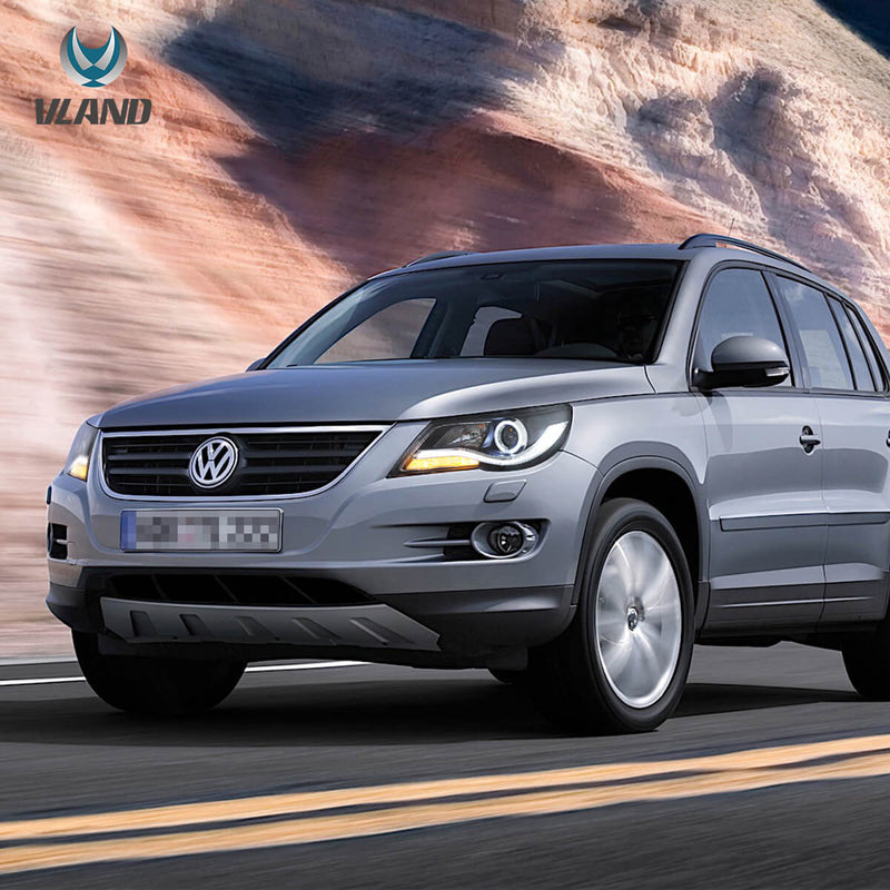 Vland LED Angel Eyes Head Lights for Volkswagen Tiguan 2009-2011 VLAND Factory