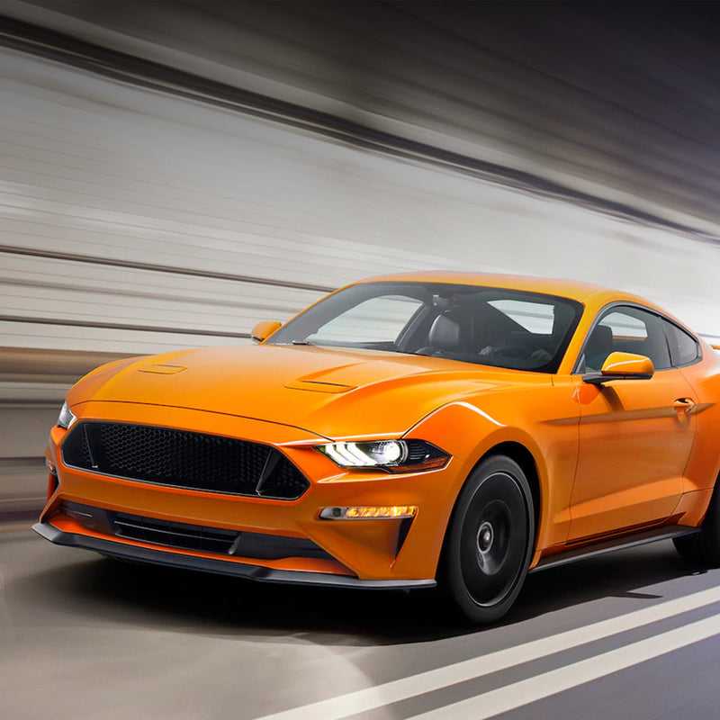 Vland LED Dual Beam Headlights For Ford Mustang 2018-2023 6th Gen Without Turn Signals(Single Side OR Complete Set) VLAND Factory