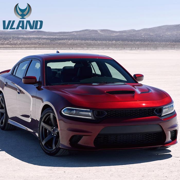 Vland LED Dual Beam Projector Headlights For Dodge Charger 2015-2021 7th Gen Facelift (Seventh generation, LD) VLAND Factory