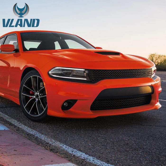 Vland LED Dual Beam Projector Headlights For Dodge Charger 2015-2021 7th Gen Facelift (Seventh generation, LD) VLAND Factory