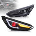 Vland LED Headlights for Ford Focus 2015-2018 Red Demon Eyes （Only One Side） VLAND Factory