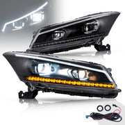 Vland LED Projector Headlight For Honda Accord 2008-2012 YAA-HD-0145A VLAND Factory