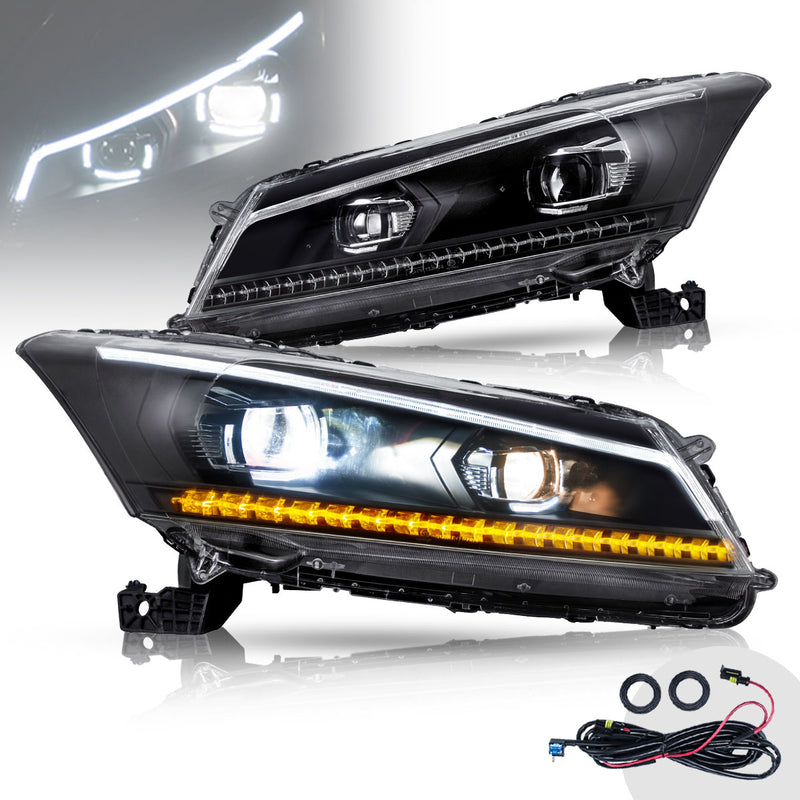 Vland LED Projector Headlight For Honda Accord 2008-2012 YAA-HD-0145A VLAND Factory