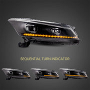 Vland LED Projector Headlight For Honda Accord 2008-2012 YAA-HD-0145A VLAND Factory