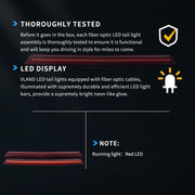 Vland LED Rear Trunk Taillight for Kia K3 3th Gen (BD) Sedan 2019-2022 With Sequential Turn Signal VLAND Factory