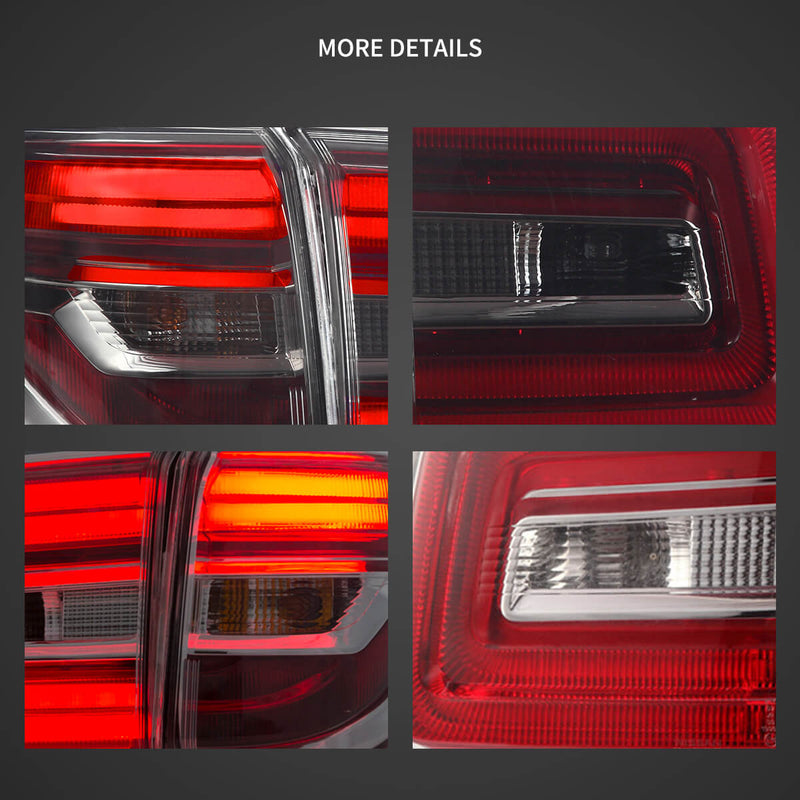 Vland LED Tail Lights Clear For Nissan Patrol 6th Gen(Y62)17-20 Armada 2th Gen (Y62) Pre-Facelift VLAND Factory