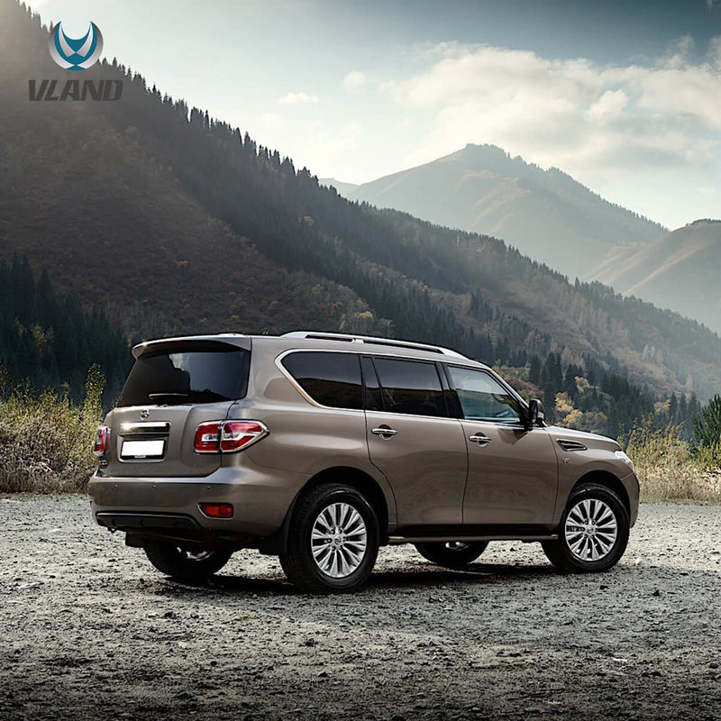 Vland LED Tail Lights Clear For Nissan Patrol 6th Gen(Y62)17-20 Armada 2th Gen (Y62) Pre-Facelift VLAND Factory