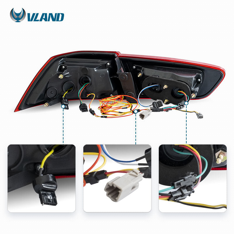 Vland LED Tail Lights For Mitsubishi Lancer EVO X 2008-2020 VLAND Factory