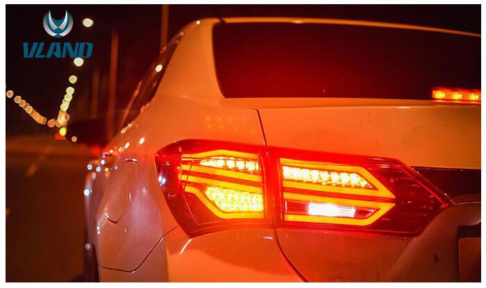 Vland LED Tail Lights For Toyota Corolla E170/E180 2014-2019 (MOQ of 100 Sets) VLAND Factory
